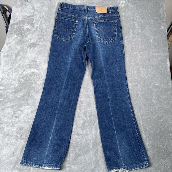 Levi's Other - Vintage Levis Jeans Men 36x34 Fits 35x33 Blue Denim 517 Bootcut Made in USA 90s